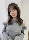 韓国ヘア/レイヤーカット/顔周り/前髪カット/北千住/髪質改善