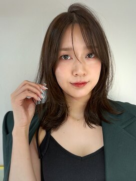 ナンバー アンフィール 渋谷(N° anfeel) 簡単スタイリング／外ハネミディアムレイヤー