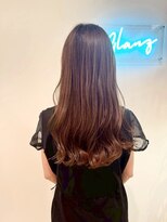 グランツ(GLANZ) 透け感ブラウン×ゆるふわロング