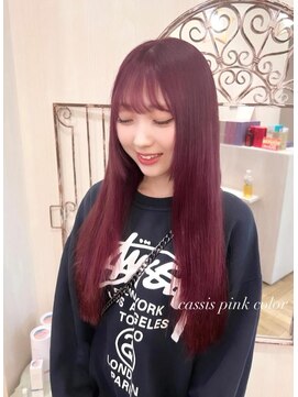 シュガー ヘアアンドネイル 仙台(SUGAR) 冬カラーにも◎カシスピンク