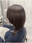 レイヤーカット 外ハネウルフミディ