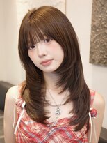 ジュノヘアージャパン 表参道(JUNO HAIR JAPAN)&nbsp;黒髪/クラゲヘアー/オリーブグレー/小顔/ココアベージュ/渋谷