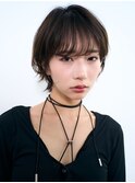 オリーブグレー/レイヤーカット/黒髪/マロンベージュ/原宿