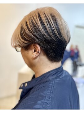 ラウラアンドロー(LAURA&RO) ダブルカラー/ケアブリーチ/インナーカラー/ベージュ【塚口】