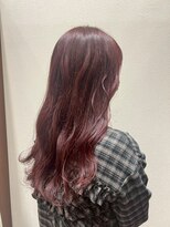 アクセ&nbsp;20代30代40代大人キレイなゆるふわスタイル◎ピンクブラウン