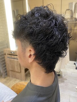 ニューヨークニューヨーク パピオス明石店(NYNY Mothers) マレットヘア×スペインカール