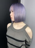 色落ちシルバーになるパープル