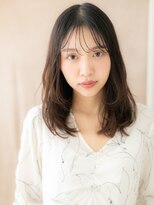 カバーヘア ブリス 北浦和(COVER HAIR bliss)&nbsp;シースルーバング/レイヤーカット/内巻き/ダークアッシュ/30代e