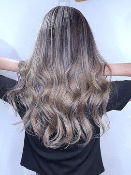 ブレイズヘアー(BLAZEhair) 【色持ち重視にお薦め】ナチュラルバレイヤージュ×ブリーチ２回