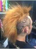 ツイストパーマ　モヒカンアート　トリックヘアー