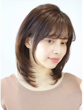 アフロート ルヴア(AFLOAT RUVUA) AFLOAT RUVUA新宿　京佳の『横顔も美しく見せるひし形レイヤー』