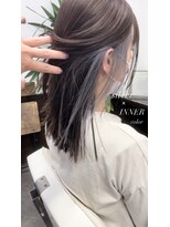 ムーブ(Moob)&nbsp;グレージュ×シルバーで赤みを消して透明感カラー【別府】