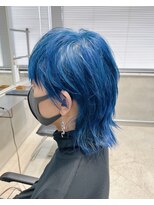 テトヘアー(teto hair) ペール　ブルー　ウルフ