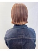 【松戸　石山】外はねぷつっとボブ　切りっぱなしボブ