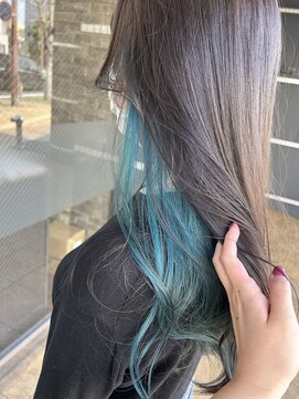 ヘアーデザイン アズール(Hair Design Azur) 【Azur】inner◎ジェイドグリーン