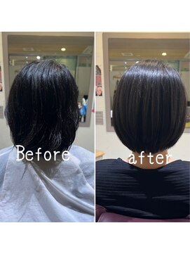 リリー 京都山科店(Lily) お手入れ簡単ボブ