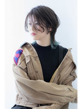 ハナブサ 田上店(HANABUSA) 【HANABUSA 田中あかり】個性派！ウルフスタイル