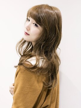 エンディアリング 東銀座(Endearing) 斜めバング/グレージュカラー/デザインカラー/眉毛/銀座/東銀座