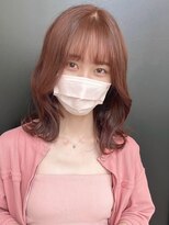 アパートメント 下関垢田店(APARTMENT)&nbsp;韓国風 くびれミディ ピンクベージュ ワイドバング