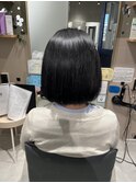 乾かすだけでまとまるボブ