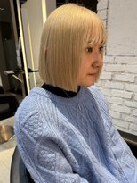 インク サカエ(inq sakae)&nbsp;ぷつっとボブ/イエローブロンド