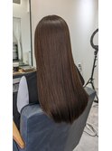 艶髪グレージュ×髪質改善カラー
