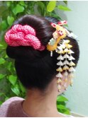 20代30代40代50代大人かわいいヘアセット　日本髪