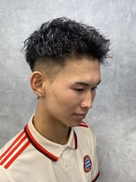 リプレイ 草津店(RIPLAY)&nbsp;ベリーショート/ダークアッシュ/ニュアンスパーマ/韓国マッシュ