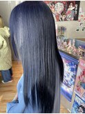 にじさんじ 長尾景 ケアブリーチ ネイビー ブルーブラック