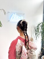 グランツ(GLANZ)&nbsp;成人式ヘアアレンジセットカチモリポニー韓国