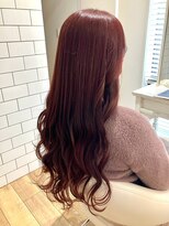 ルシードスタイル グローバルディー 稲毛店(LUCIDO STYLE GLOBAL.D)&nbsp;ワインレッド20代30代40代髪質改善オージュア白髪染め稲毛駅