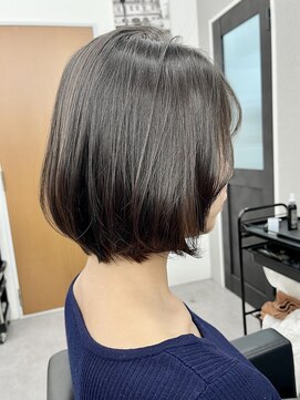 アルトス 浦和(ARTS) ダークアッシュ丸みショートボブ浦和美容室ARTS荒巻充埼玉カット