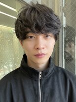 インセプション 銀座(INCEPTION)&nbsp;マッシュパーマ/スペインカールニュアンスパーマ/ダークアッシュ