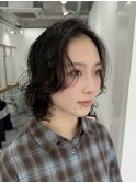 パーマスタイル/ナチュラルパーマ/外国人風パーマ/ボブパーマ