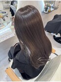 髪質改善ラベンダーベージュ_くびれヘアレイヤーカット_N3