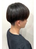 【ストレート×縮毛矯正】ツーブロック×スクールカット