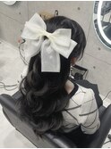 きれいめハーフアップ/心斎橋ヘアセット