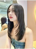 ♪顔周り　レイヤー　ウルフ　韓国ボブ　縮毛矯正　髪質改善