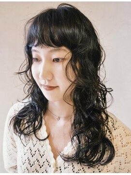 ボコカ(bococa) 【macana指名】レイヤーパーマウルフミディアム向ヶ丘遊園