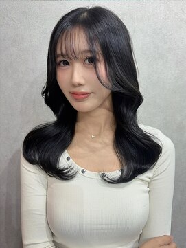 エイム(AiM) レイヤーカット/ハイレイヤー/ブルーブラック/透明感カラー