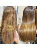 ネリネ 船橋駅南口店(Nerine) 縮毛矯正/ブリーチ毛/beforeafter