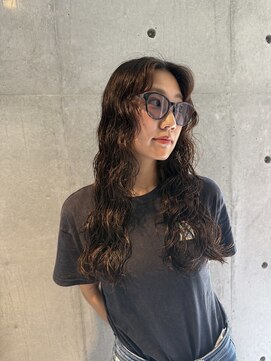 ロング重ためパーマスパイラル