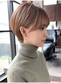 30代40代50代◎大人ナチュラルレイヤーショートボブ「The C」