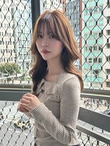 オムニス 表参道(Omnis) 大人可愛いくびれヘア小顔顔まわりレイヤーカットベージュカラー