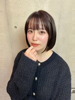 ブルーメ(Blume...)&nbsp;切りぱっなしボブ/ストレートボブ/前髪あり