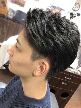 モッズヘアメン 名護大東店(mod's hair men) ビジカジツーブロック刈り上げ短髪ショート20代30代w1名護大東