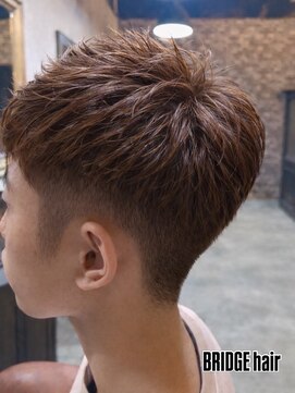 ブリッジ ヘアー(BRIDGE hair) メンズ　スパイキーショート