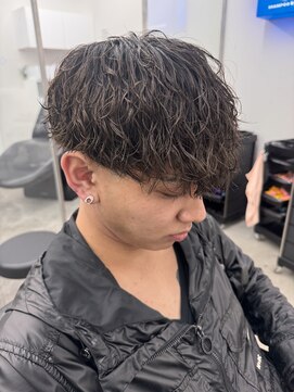 ロンド ローガン 名駅(Lond LOGAN) ダークブラウン×スパイラルルーズパーマ