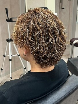 エルマーク 松山(L-MARK) 波巻きスパイラル/シャドウパーマ/フェザーパーマ/men's/メンズ