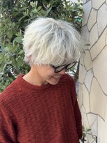 グラマラス GLAMOROUS ホワイトラウンドマッシュ